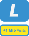 L +1 Mio Visits