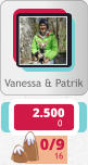 Vanessa & Patrik 2.500 0/9 0 16
